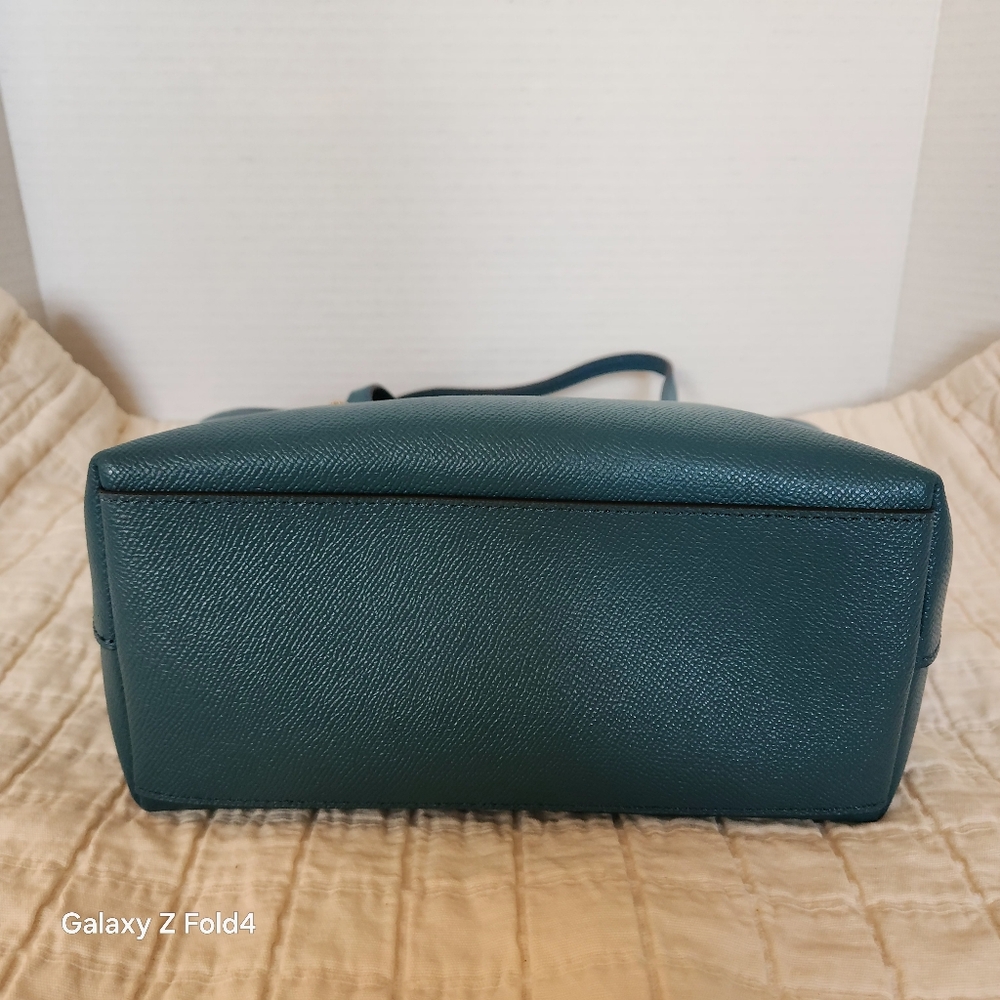 COACH Blue Leather  Bag - Picture 3 of 8